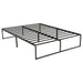 Gates Queen Heavy-Gauge Metal Platform Bed Frame Black