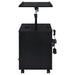 Lerma 1-drawer Adjustable Tray Top Nightstand with Speaker Black Ash