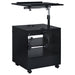 Lerma 1-drawer Adjustable Tray Top Nightstand with Speaker Black Ash