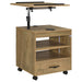 Lerma 1-drawer Adjustable Tray Top Nightstand with Speaker Mango