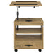 Lerma 1-drawer Adjustable Tray Top Nightstand with Speaker Mango