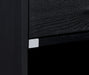Fabre 1-drawer Extendable Top Nightstand Bedside Table Black Ash