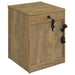 Fabre 1-drawer Extendable Top Nightstand Bedside Table Mango