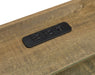 Furda 2-drawer LED Nightstand Bedside Table with Speaker Mango