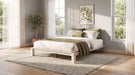 Gislen Full Easy Assembly Wood Platform Bed White