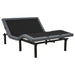 Weston Full Dual-Motor Massage Adjustable Bed Base in Black and Grey