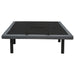 Weston Full Dual-Motor Massage Adjustable Bed Base in Black and Grey
