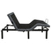 Weston Full Dual-Motor Massage Adjustable Bed Base in Black and Grey