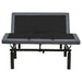 Weston Full Dual-Motor Massage Adjustable Bed Base in Black and Grey