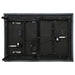 Weston Full Dual-Motor Massage Adjustable Bed Base in Black and Grey