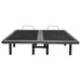 Weston Split Eastern King Massage Adjustable Bed Base in Black and Grey