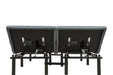 Weston Split Eastern King Massage Adjustable Bed Base in Black and Grey