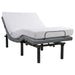 Weston Twin Dual-Motor Massage Adjustable Bed Base in Black and Grey