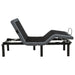 Weston Twin Dual-Motor Massage Adjustable Bed Base in Black and Grey
