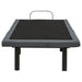 Weston Twin Dual-Motor Massage Adjustable Bed Base in Black and Grey