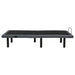 Weston Twin XL Dual-Motor Massage Adjustable Bed Base in Black and Grey