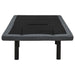 Weston Twin XL Dual-Motor Massage Adjustable Bed Base in Black and Grey