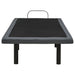 Weston Twin XL Dual-Motor Massage Adjustable Bed Base in Black and Grey