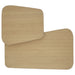 Lester 2-Piece Rounded Pedestal Nesting Coffee Table Set Honey Oak