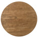 Coffey Round Mango Wood Coffee Table Light Brown