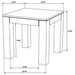 Butte 2-piece Mango Wood Coffee and End Table Set Natural
