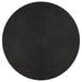 Macedo Round Ribbed Rattan Drum Coffee Table Black