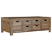 Esther 2-Piece Solid Sheesham Coffee and End Table Set Natural