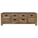 Esther 3-Piece Solid Sheesham Coffee and End Table Set Natural