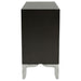Forbes 2-door Bone Inlay Mosaic Accent Storage Cabinet Black