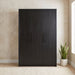 Cerda 3-door Bedroom Wardrobe Storage Cabinet Armoire Black