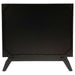 Marlon 2-door Floral Bone Inlay Accent Cabinet Black