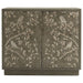 Parkes 2-door Bone Inlay Accent Cabinet Distressed Grey