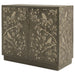 Parkes 2-door Bone Inlay Accent Cabinet Distressed Grey