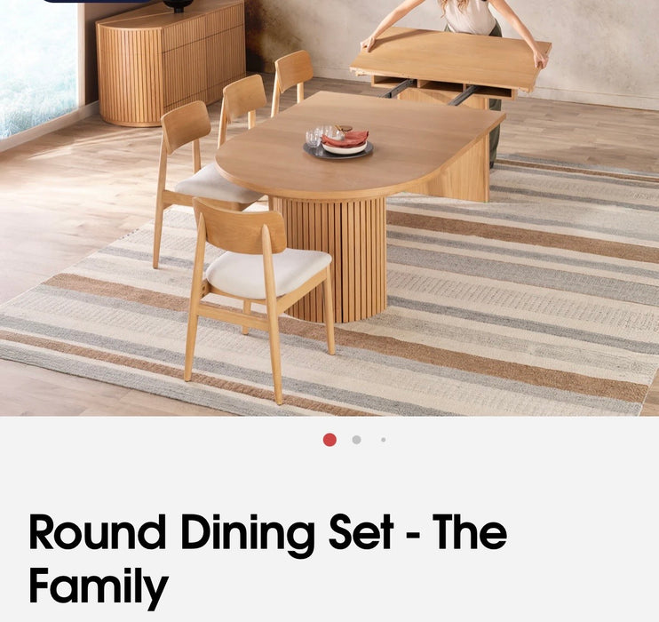 round transformer table the family