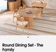 round transformer table the family