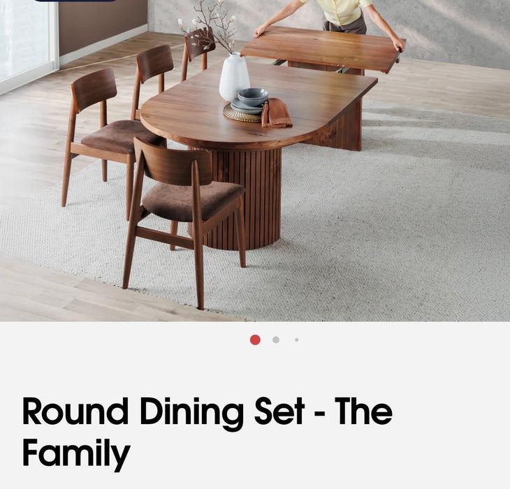 round transformer table the family