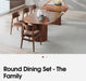 round transformer table the family