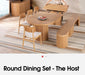 round transformer table the host