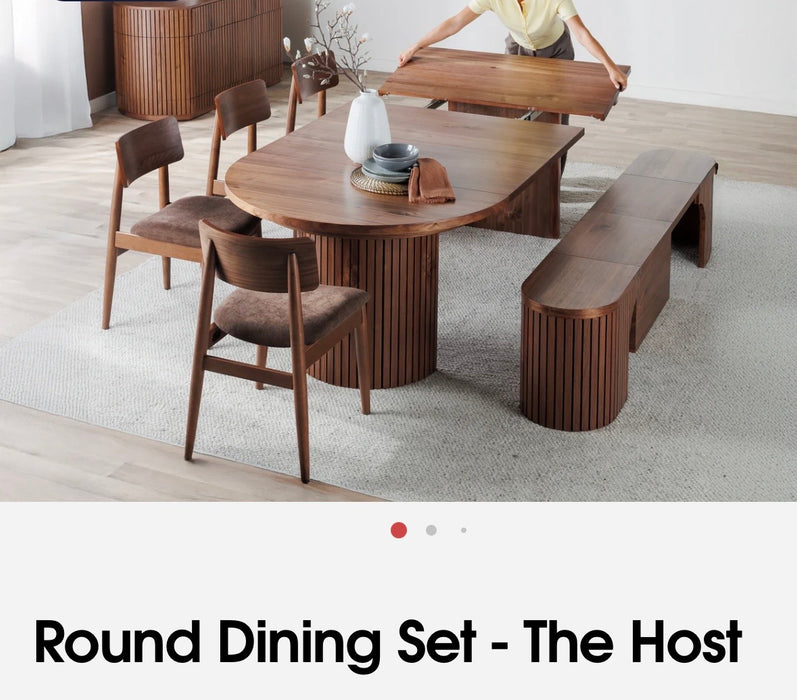 round transformer table the host
