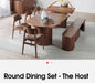 round transformer table the host