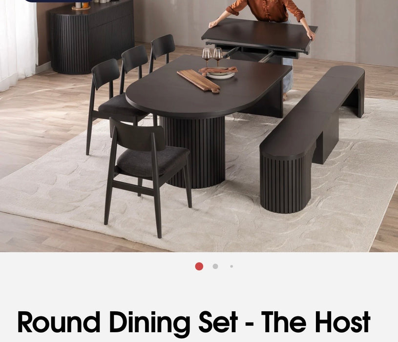 round transformer table the host