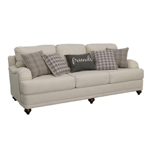 Glenn - Cushion Back Sofa - Light Gray Sacramento Furniture Store Furniture store in Sacramento
