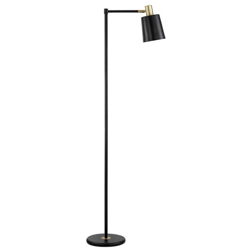 Rhapsody - 1-Light Floor Lamp With Horn - Shade Black Sacramento Furniture Store Furniture store in Sacramento