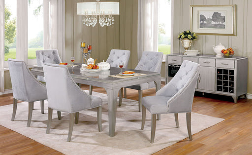 Diocles - Dining Table - Silver / Gray Sacramento Furniture Store Furniture store in Sacramento