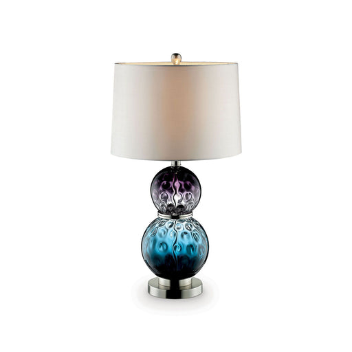 Camila - Glass Table Lamp - Purple / Blue Sacramento Furniture Store Furniture store in Sacramento