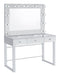 Umbridge - 3-Drawer Vanity With Lighting - Chrome And White Sacramento Furniture Store Furniture store in Sacramento